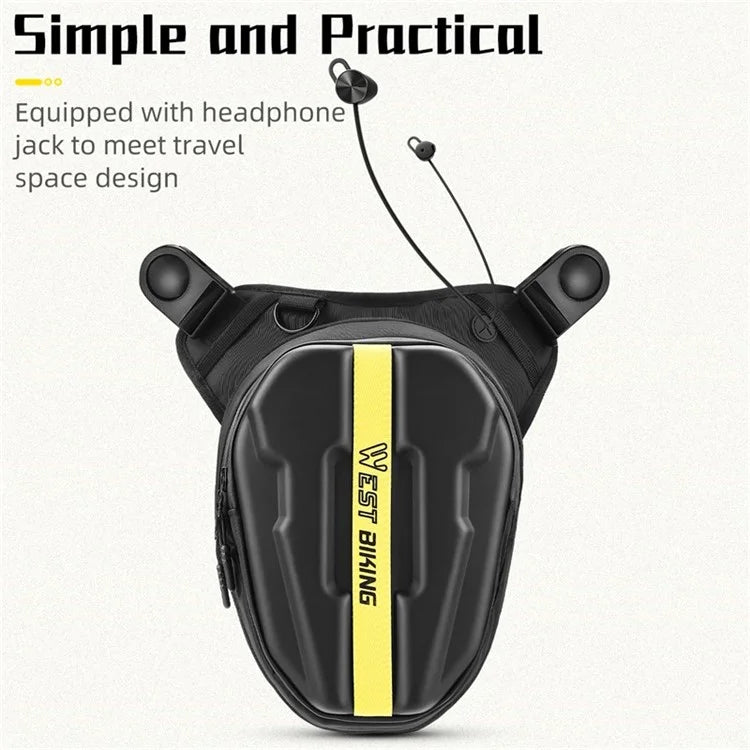 WEST BIKING YP0707352 Motorcycle Leg Bag Oil Tank Bag Crossbody Bag