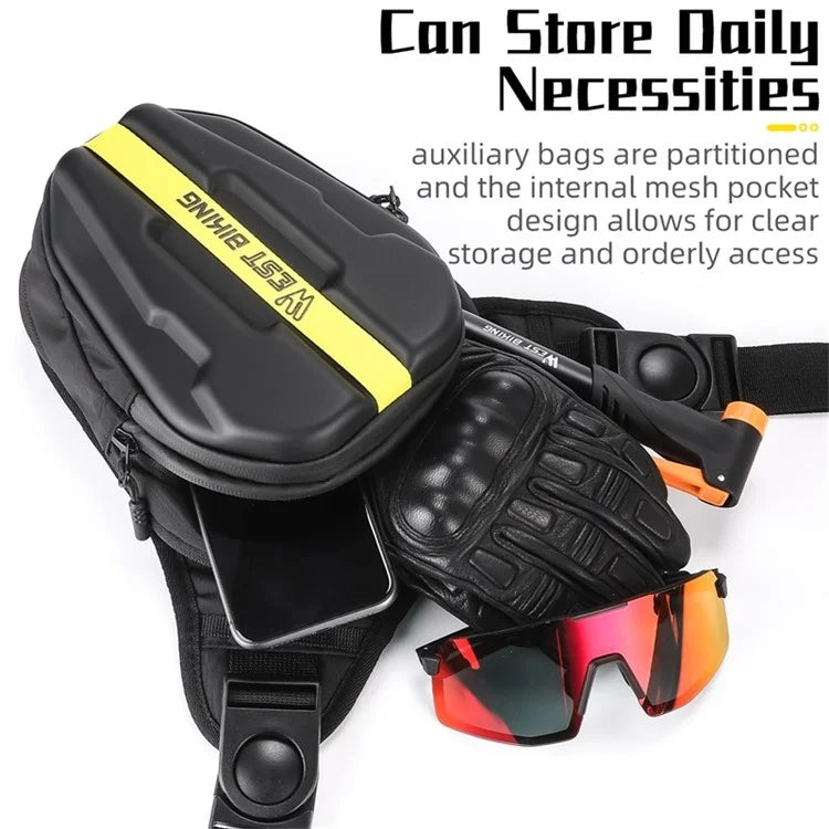 WEST BIKING YP0707352 Motorcycle Leg Bag Oil Tank Bag Crossbody Bag