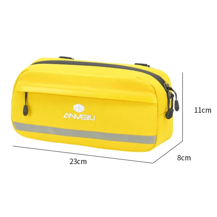 ANMEILU 7051 Bike Handlebar Bag Bicycle Front Frame Bag Cycling Storage Pouch