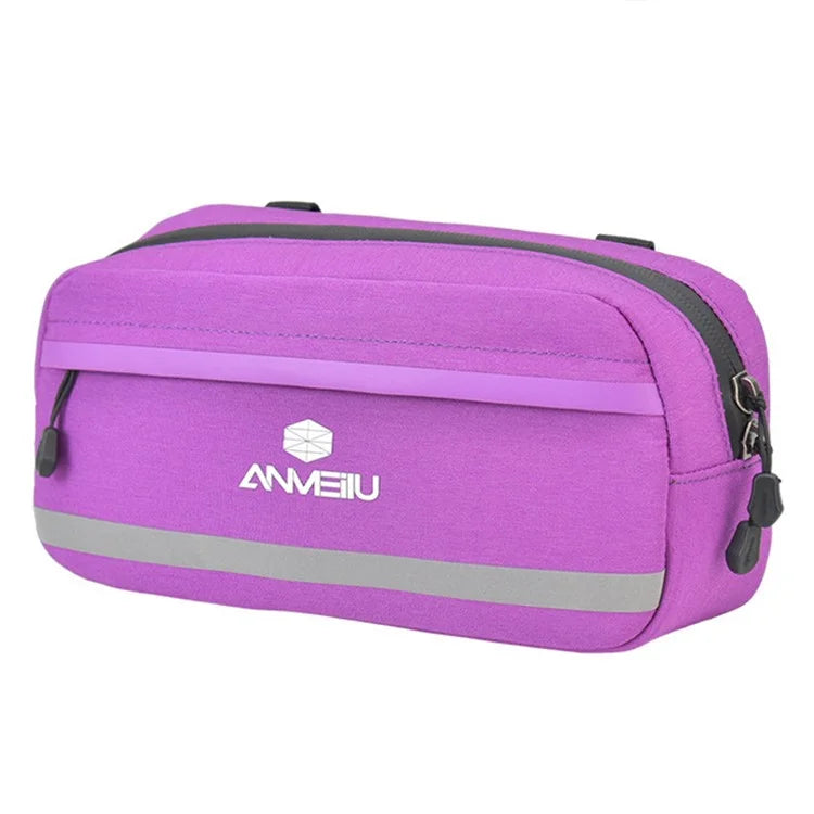 ANMEILU 7051 Bike Handlebar Bag Bicycle Front Frame Bag Cycling Storage Pouch