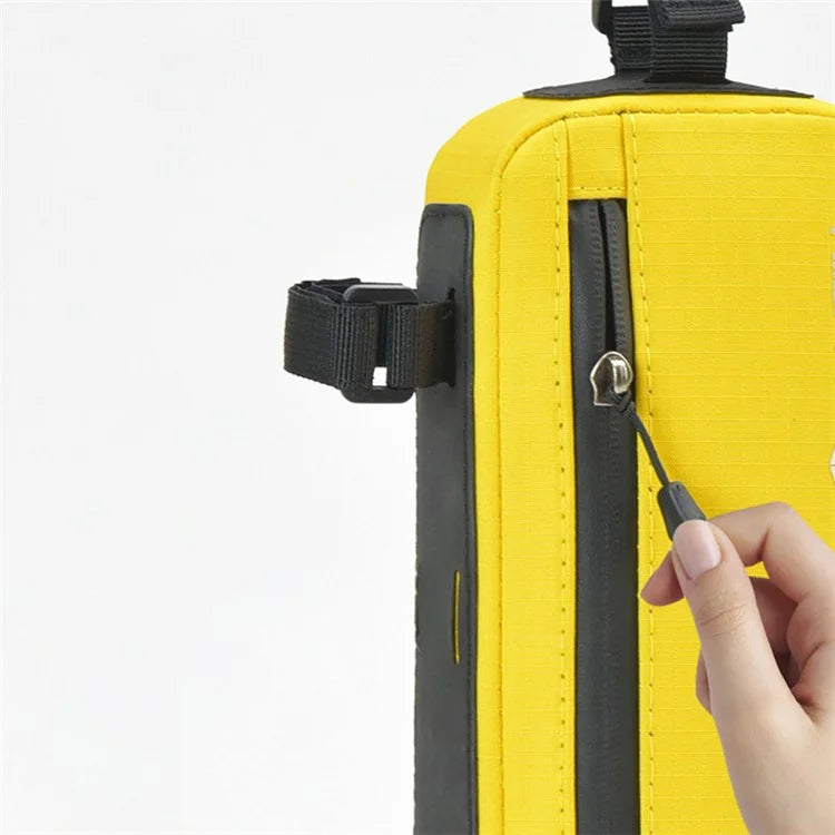 ANMEILU 7050 Bike Triangle Frame Bag Oxford Cloth Bicycle Top Tube Bag Cycling Pouch