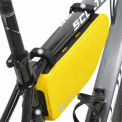 ANMEILU 7050 Bike Triangle Frame Bag Oxford Cloth Bicycle Top Tube Bag Cycling Pouch