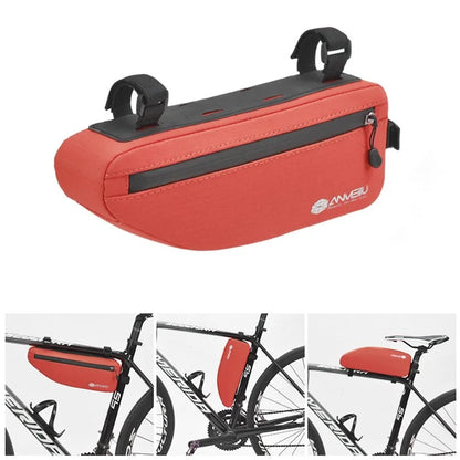 ANMEILU 7050 Bike Triangle Frame Bag Oxford Cloth Bicycle Top Tube Bag Cycling Pouch