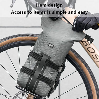 ROCKBROS W013 Bike Front Fork Bag Road MTB Bicycle Cycling Front Fork TPU Storage Bag