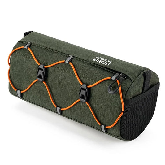 ROCKBROS W012 Bicycle Handlebar Hanging Bag Reflective Polyester Bike Front Storage Bag