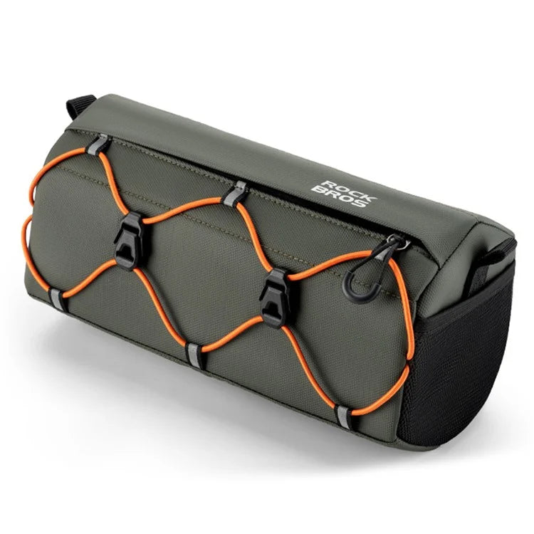 ROCKBROS W012 Bicycle Handlebar Hanging Bag Reflective Polyester Bike Front Storage Bag
