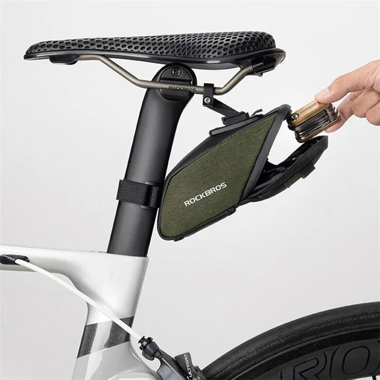 ROCKBROS C53 Bike Saddle Bag Cycling Bicycle Tail Storage Bag with Mudguard
