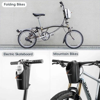 ROCKBROS P002 Bike Front Water Bottle Bag for Folding Bike / Skateboard / Mountain Bike