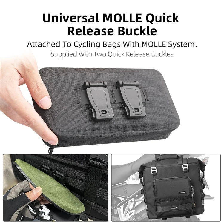 RHINOWALK SK900 Molle Riding Pouch Quick Release Waterproof Cycling Tools Storage Bag