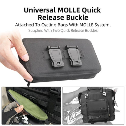 RHINOWALK SK900 Molle Riding Pouch Quick Release Waterproof Cycling Tools Storage Bag