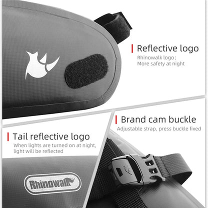 RHINOWALK TF552 4L Outdoor Bicycle Saddle Bag Waterproof MTB Road Bike Tail Bag