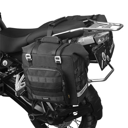 RHINOWALK MTR2050 25L-50L Quick Released Motorcycle Side Bag Waterproof Polyester Motorbike Pack