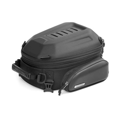 RHINOWALK MTR4001 Expandable Motorcycle Hard Shell Tail Bag Motocross Trunk Tail Bag