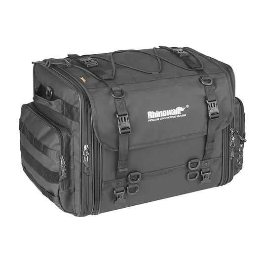 RHINOWALK MTR4045 45L 1680D Polyester Motorcycle Rear Storage Bag Motorbike Rack Pannier Pack