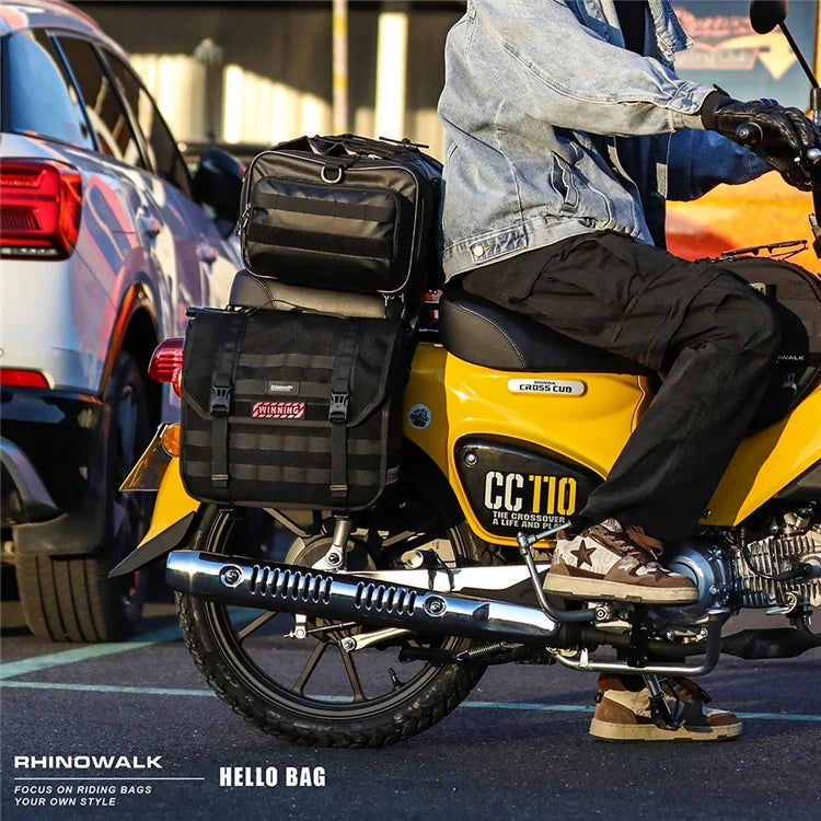 RHINOWALK MTR2013 Outdoor Bicycle Front Frame Storage Bag 13L Polyester Bicycle Front Handlebar Bag