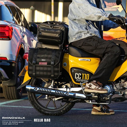 RHINOWALK MTR2013 Outdoor Bicycle Front Frame Storage Bag 13L Polyester Bicycle Front Handlebar Bag