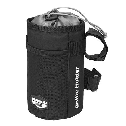 RZAHUAHU YA468 Polyester Bike Handlebar Bag Thermal Water Bottle Holder Pouch for Baby Stroller