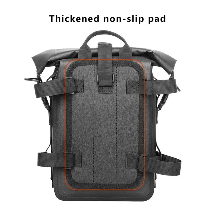 RZAHUAHU 556 Polyester+TPU Motorcycle Crash Bar Frame Bag Motorbike Side Saddle Bag