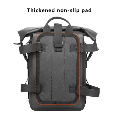 RZAHUAHU 556 Polyester+TPU Motorcycle Crash Bar Frame Bag Motorbike Side Saddle Bag
