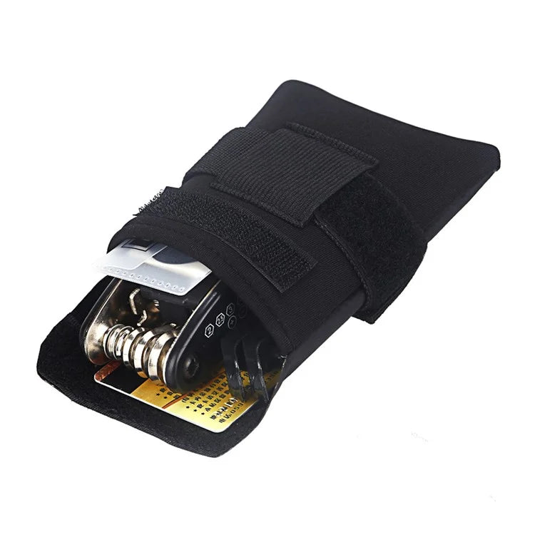 Neoprene Cloth Bike Bag Under Seat Storage Pouch Cycling Saddle Bag for Cards, Repair Tools