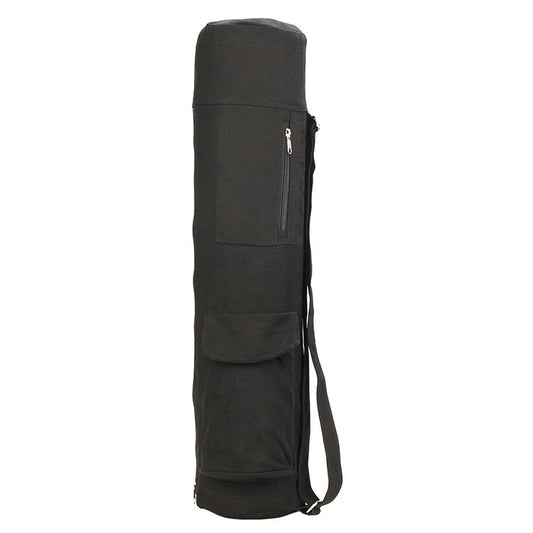 B-SOUL YA254 Yoga Mat Storage Bag Cotton Linen Fitness Pad Carrying Bag