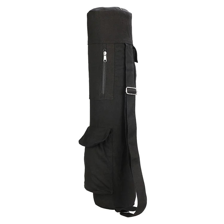B-SOUL YA254 Yoga Mat Storage Bag Cotton Linen Fitness Pad Carrying Bag