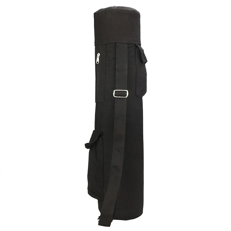 B-SOUL YA254 Yoga Mat Storage Bag Cotton Linen Fitness Pad Carrying Bag