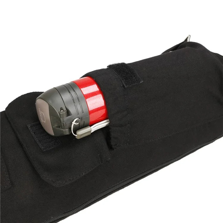 B-SOUL YA254 Yoga Mat Storage Bag Cotton Linen Fitness Pad Carrying Bag