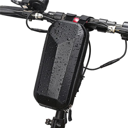 RZAHUAHU YA303X Waterproof Hard Shell EVA Handlebar Bag for Electric Scooter Bicycle