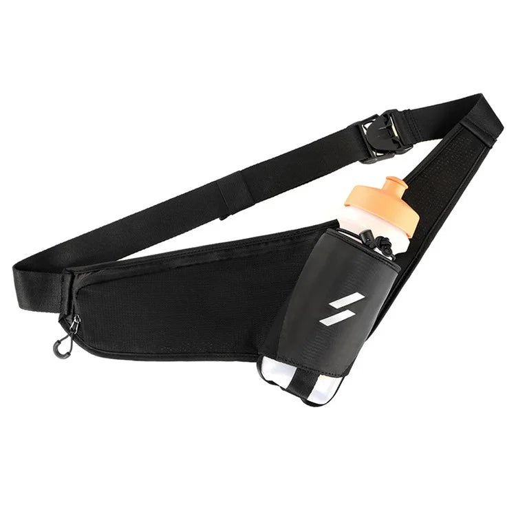 Outdoor Bike Cycling Water Bottle Bag Lightweight Cloth Crossbody Bag Waist Pack