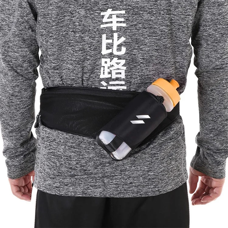 Outdoor Bike Cycling Water Bottle Bag Lightweight Cloth Crossbody Bag Waist Pack