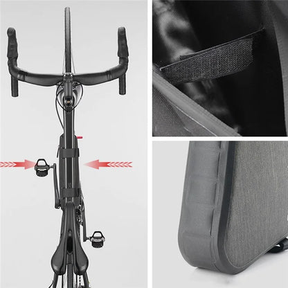 CYCLING 188-AS-017-1MKB-00 Bike Triangle Frame Bag Nylon Bicycle Cycling Pouch
