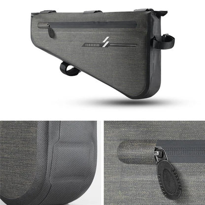 CYCLING 188-AS-017-1MKB-00 Bike Triangle Frame Bag Nylon Bicycle Cycling Pouch