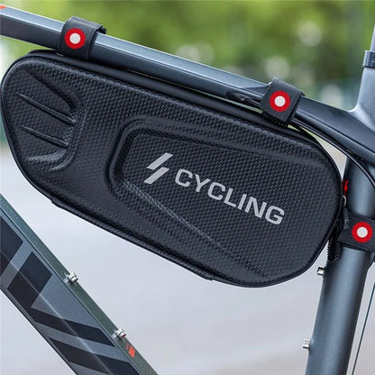CYCLING Shock-absorbed EVA+PU Bike Tube Bag Waterproof Hardshell Bicycle Bag