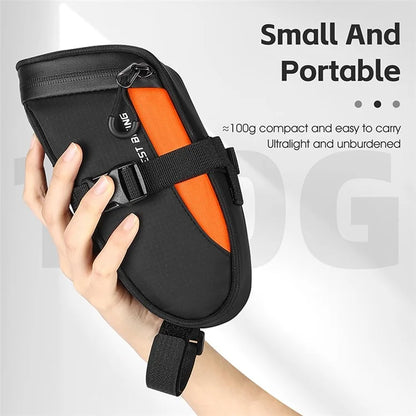 WEST BIKING YP0707363 Outdoor Bicycle Tail Bag 1.2L Waterproof Bicycle Saddle Bag