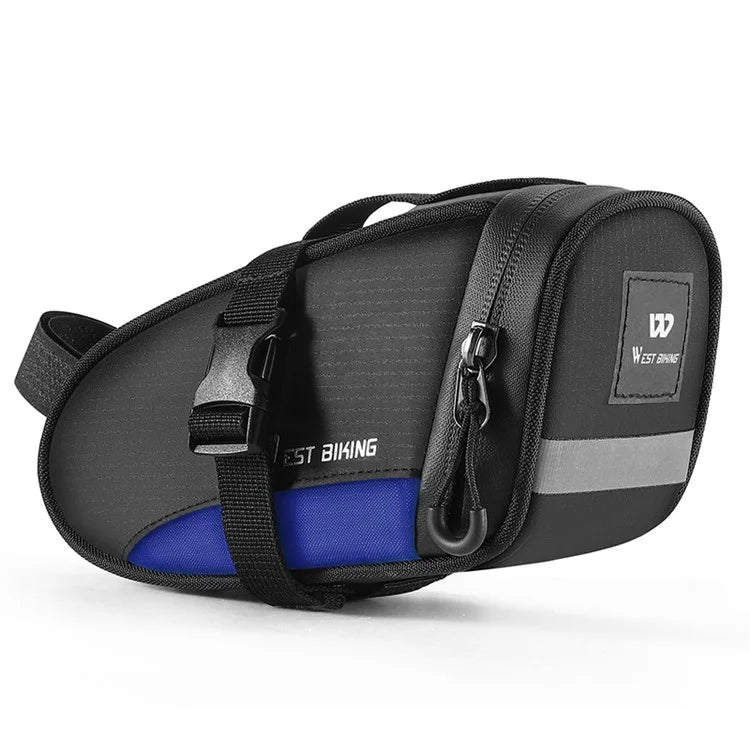 WEST BIKING YP0707363 Outdoor Bicycle Tail Bag 1.2L Waterproof Bicycle Saddle Bag