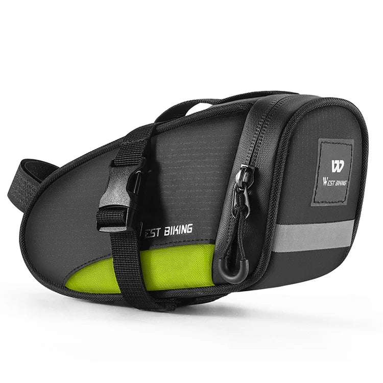WEST BIKING YP0707363 Outdoor Bicycle Tail Bag 1.2L Waterproof Bicycle Saddle Bag