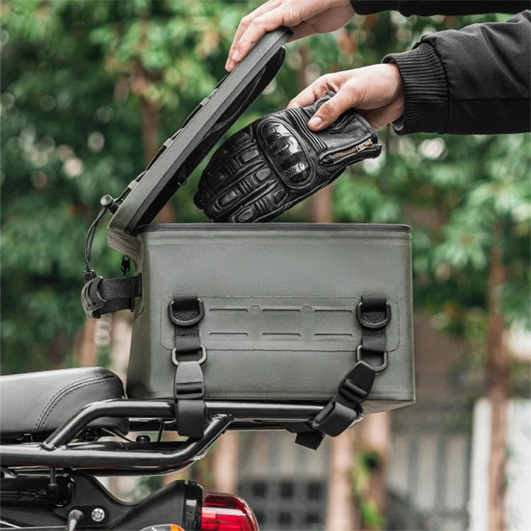 ROCKBROS AS-125 Waterproof Motorcycle Rear Storage Bag Motorbike Tail Rack Pannier Pack