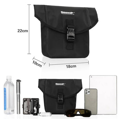 RHINOWALK F80 3.5L Motorcycle Bag Waterproof Storage Pouch with Shoulder Strap