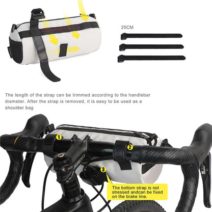 RHINOWALK RK9103 Bicycle Handlebar Front Hanging Bag Bike Front Storage Bag