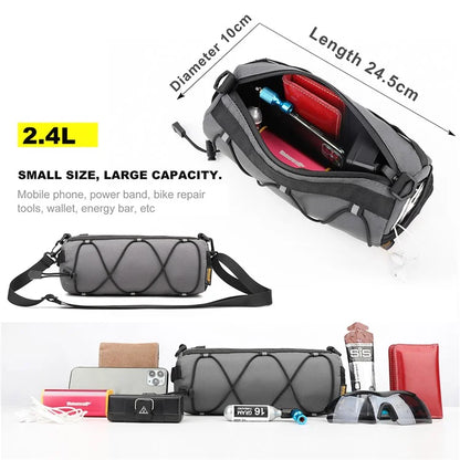 RHINOWALK RK9103 Bicycle Handlebar Front Hanging Bag Bike Front Storage Bag