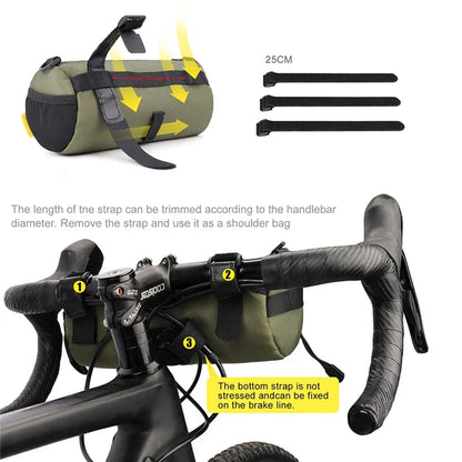 RHINOWALK RK9103 Bicycle Handlebar Front Hanging Bag Bike Front Storage Bag