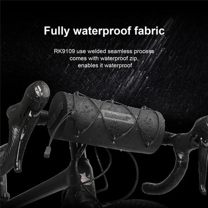 RHINOWALK RK9109 Polyester Crossbody Bag Bike Handlebar Tube Bag Cycling Pouch