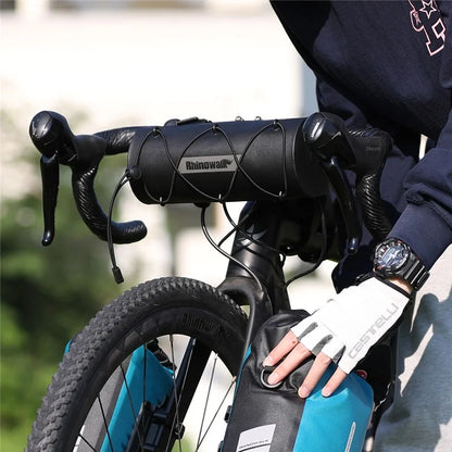 RHINOWALK RK9109 Polyester Crossbody Bag Bike Handlebar Tube Bag Cycling Pouch