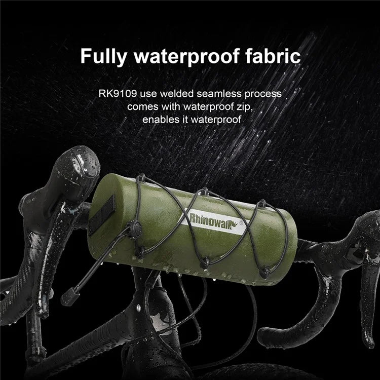 RHINOWALK RK9109 Polyester Crossbody Bag Bike Handlebar Tube Bag Cycling Pouch