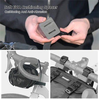 RHINOWALK RK9400 Bicycle Handlebar Roll Design Dry Bag with Waterproof Inner Bag
