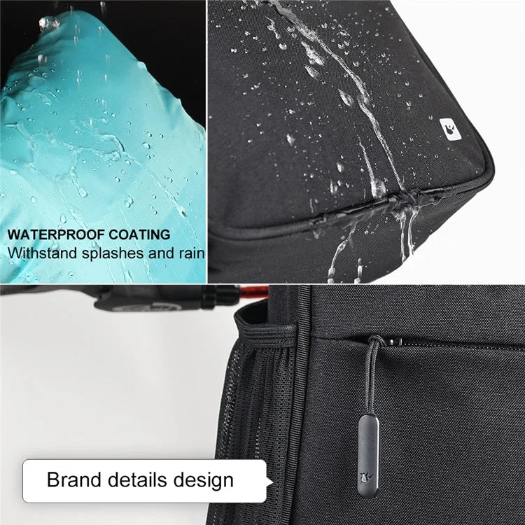 RHINOWALK RK18995BM Bike Handlebar Bag Bike Front Bag Bike Basket Bag Cycling Accessories