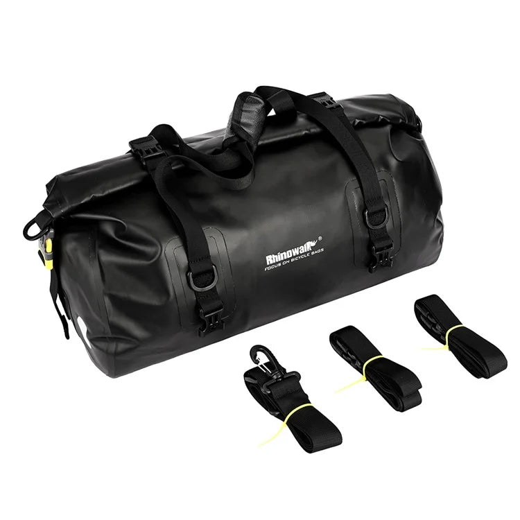 RHINOWALK 20L Waterproof PVC Bike Rear Seat Bag Large Travel Handbag Gym Bag