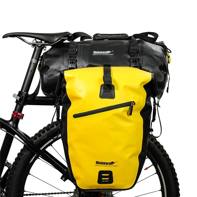 RHINOWALK 20L Waterproof PVC Bike Rear Seat Bag Large Travel Handbag Gym Bag
