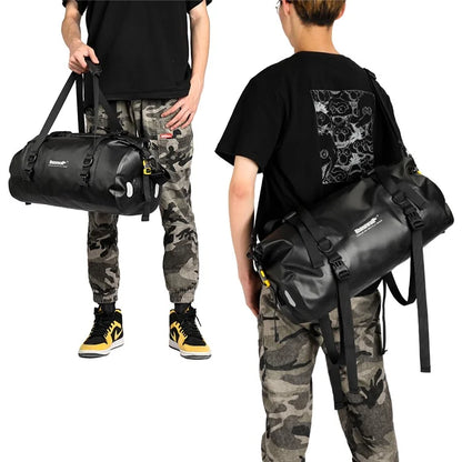 RHINOWALK 20L Waterproof PVC Bike Rear Seat Bag Large Travel Handbag Gym Bag